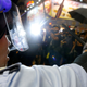 A riot police officer in Kowloon.